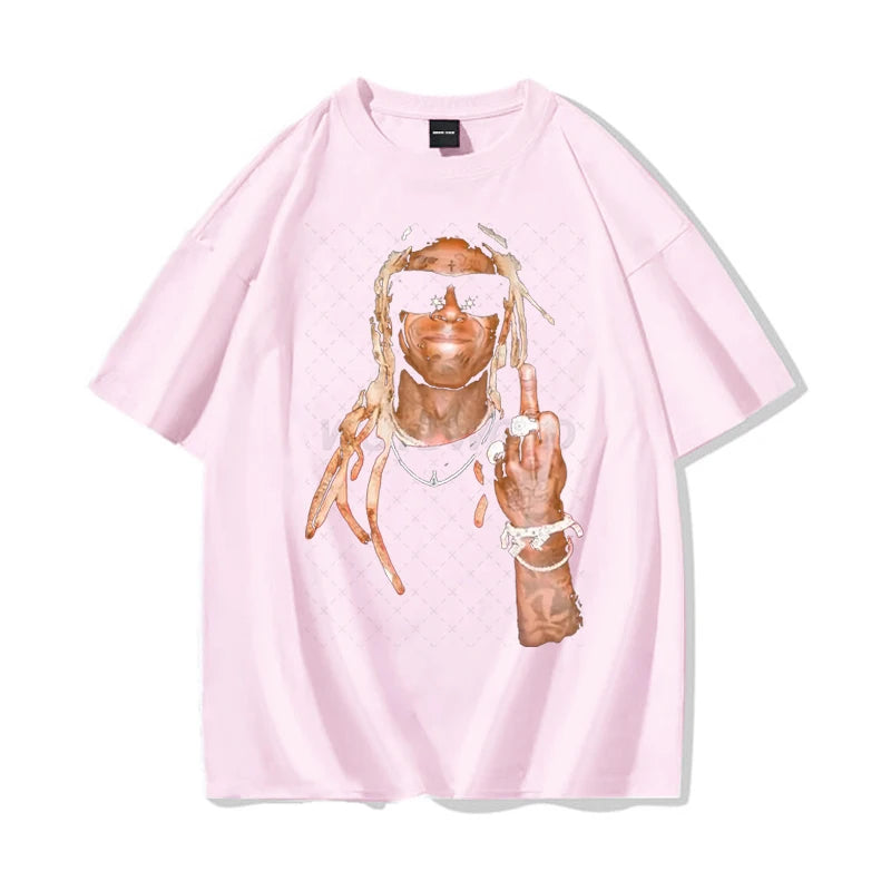 Lil Wayne Graphic T Shirt Printed Vintage Oversized