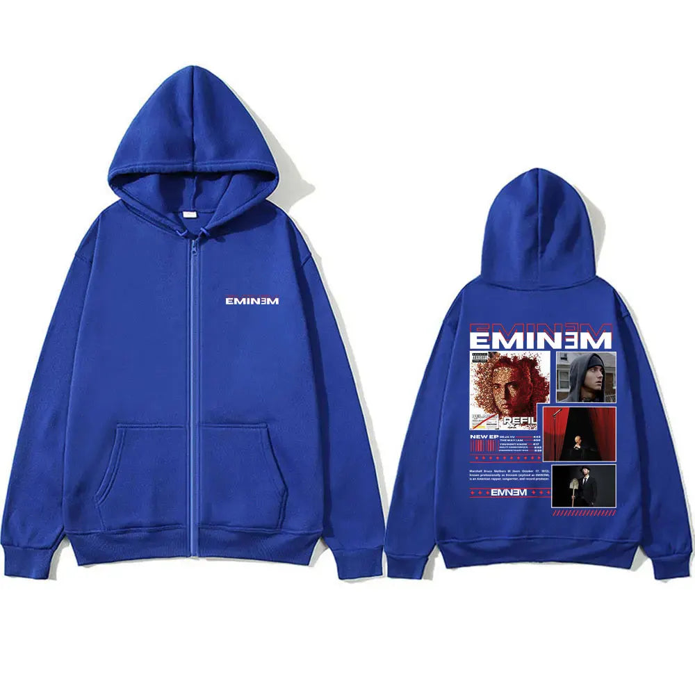 Rapper Eminem Zipper Hoodie