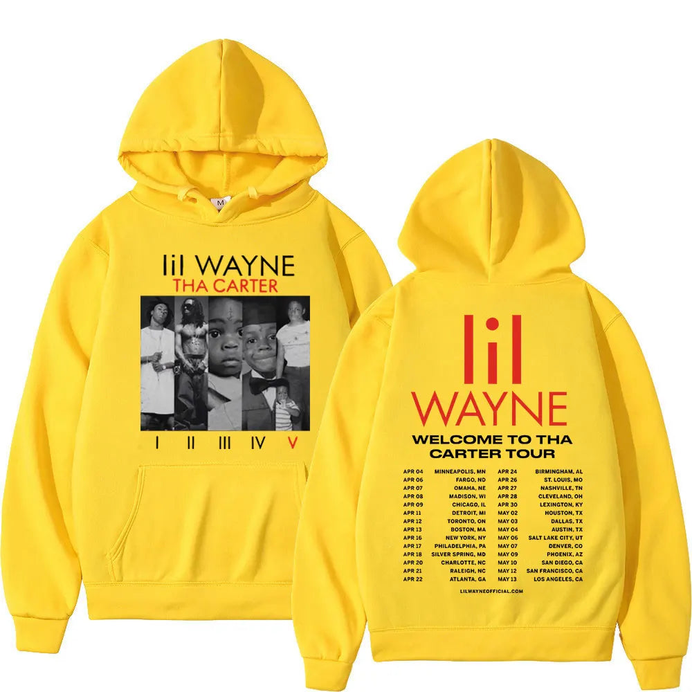 Rapper Lil Wayne Double Sided Print Hoodie
