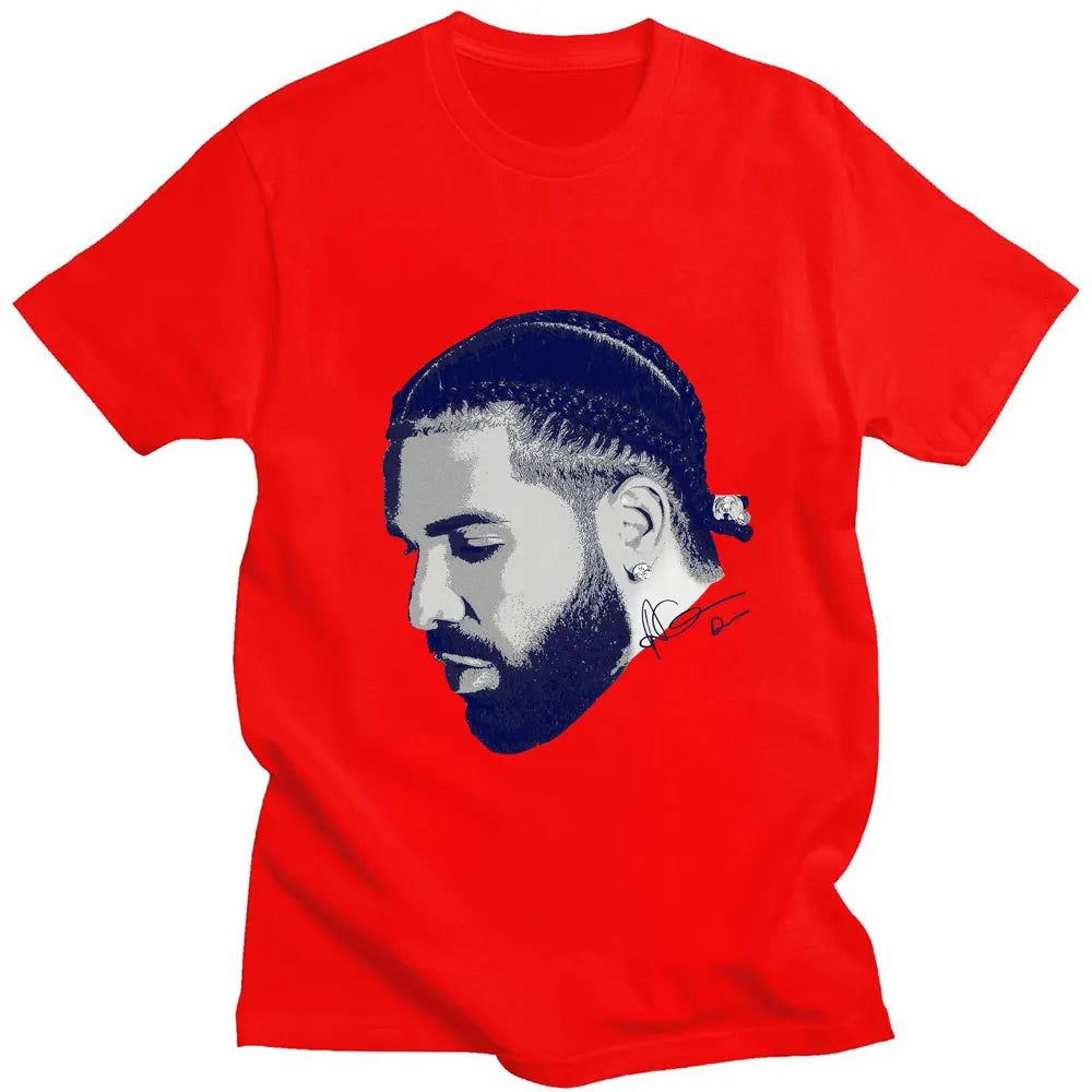 Vintage Rapper Drizzy Drake Print T-shirt