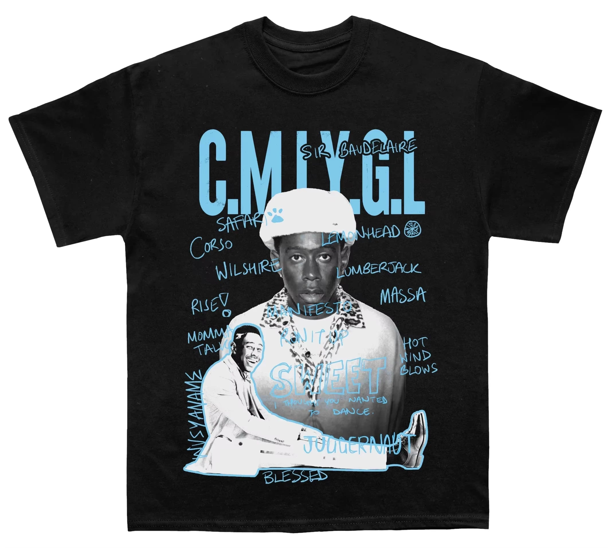 Tyler The Creator Chromakopia Sketchbook T-Shirt
