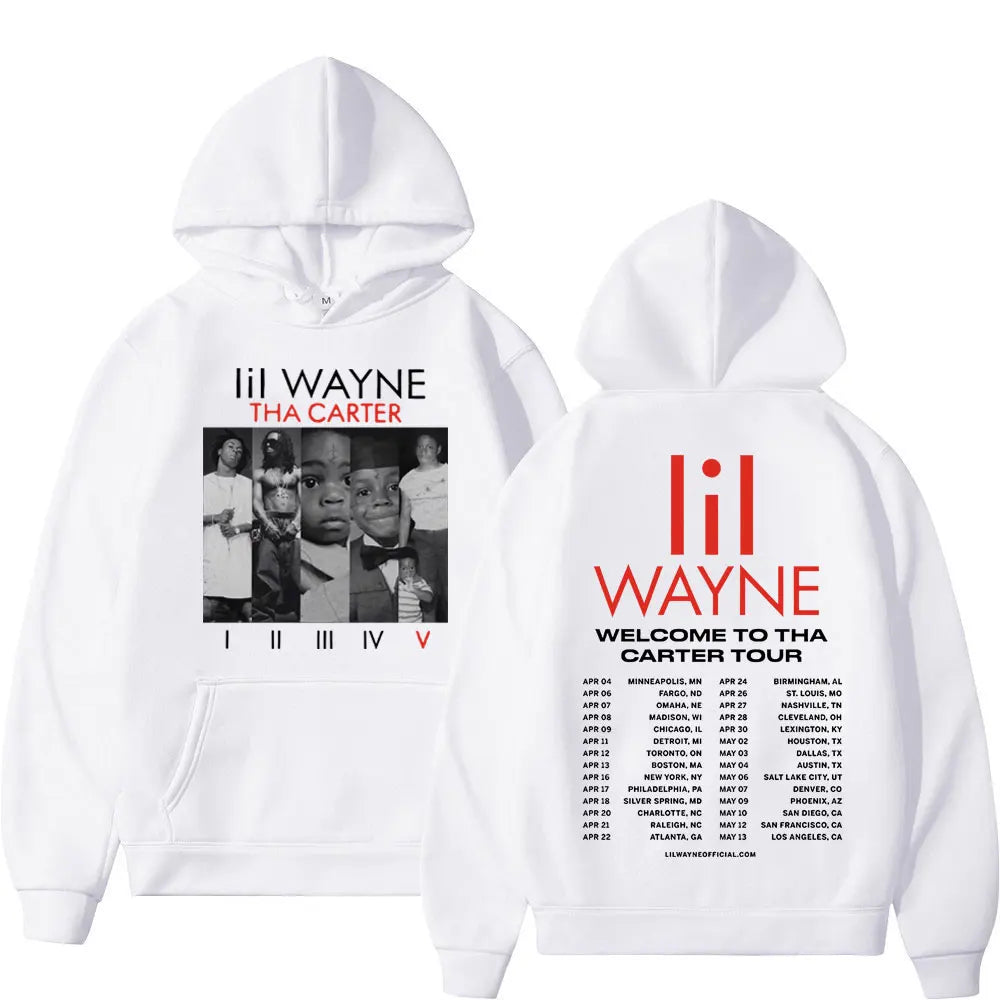 Rapper Lil Wayne Double Sided Print Hoodie