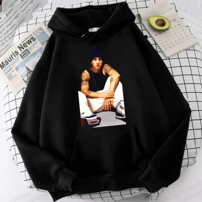 Eminem Print Hoodie Men