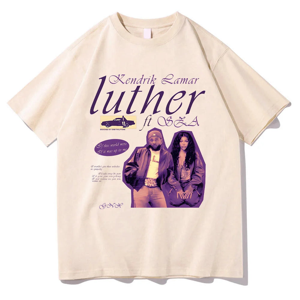 SZA Kendrick Lamar TShirt Luther Album Tees