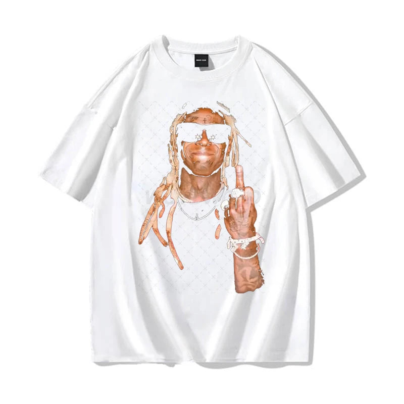 Lil Wayne Graphic T Shirt Printed Vintage Oversized