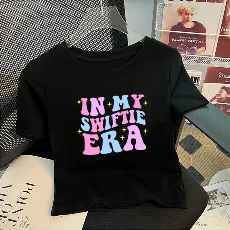Summer Tour Concert T-Shirts Taylors Cropped Tops Swift Gift for Fan Country Music Sport Shirts Hip-Hop Clothing Album