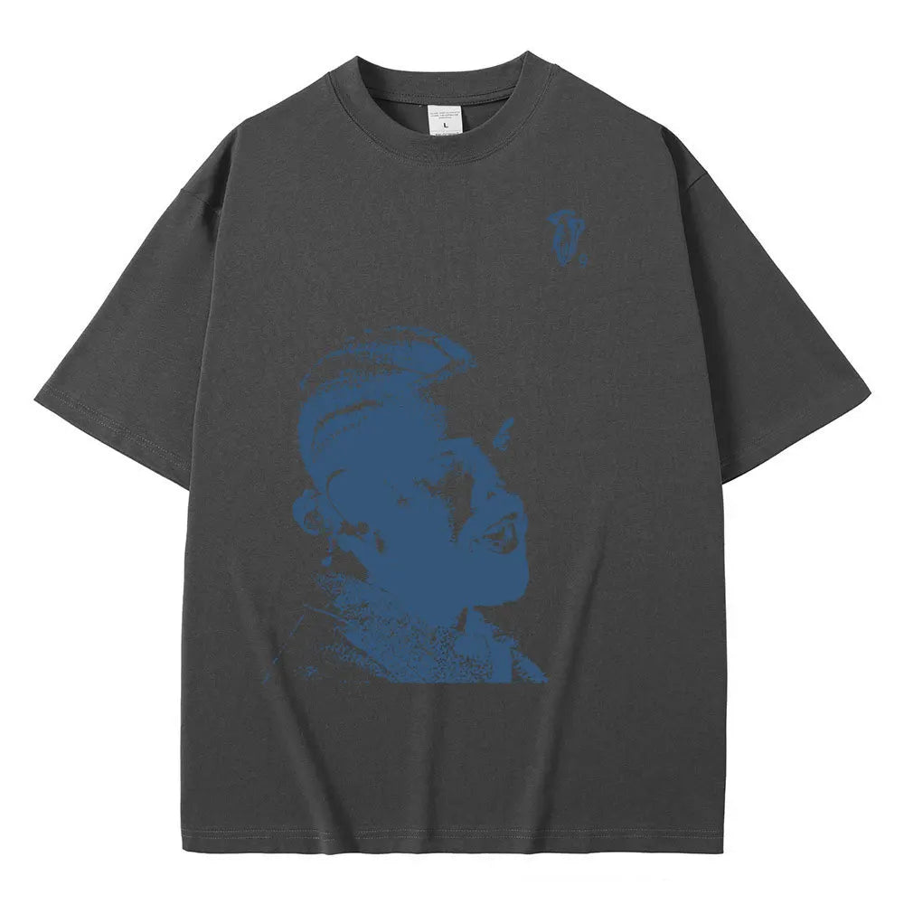 Vintage Rapper Drake Portrait Graphic T Shirt