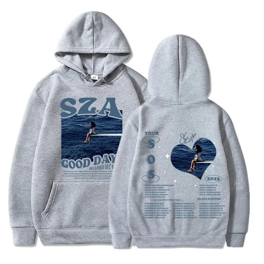 SZA SOS album printed hoodie