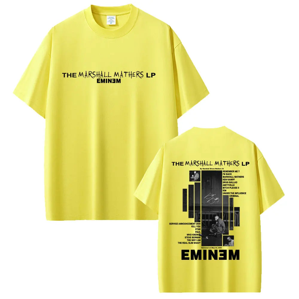 Rapper Eminem 2000 Album Graphic T-shirt