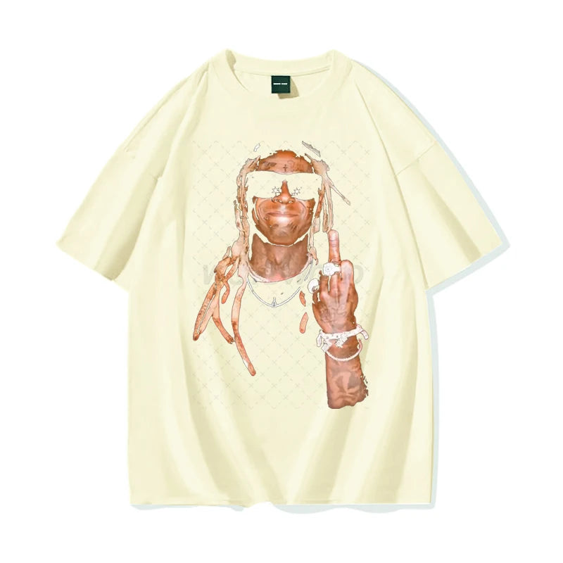 Lil Wayne Graphic T Shirt Printed Vintage Oversized