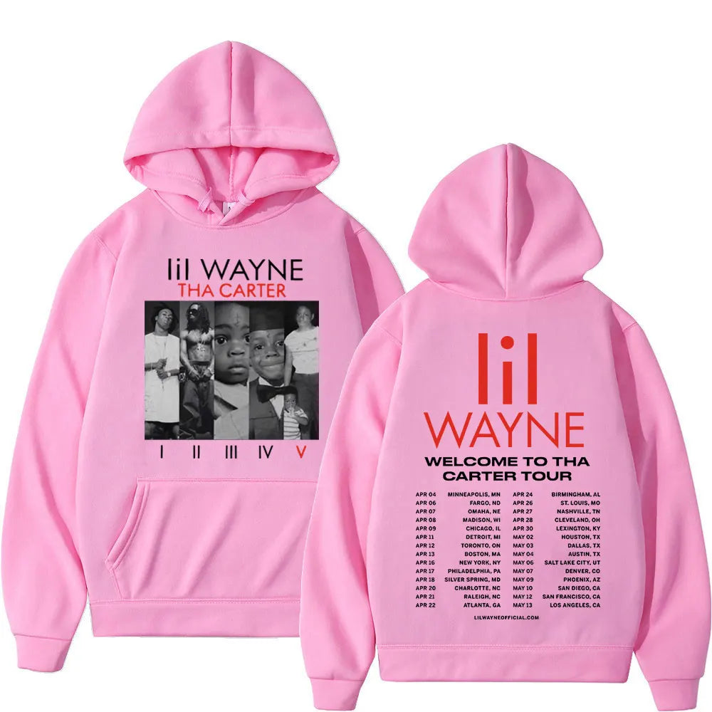 Rapper Lil Wayne Double Sided Print Hoodie