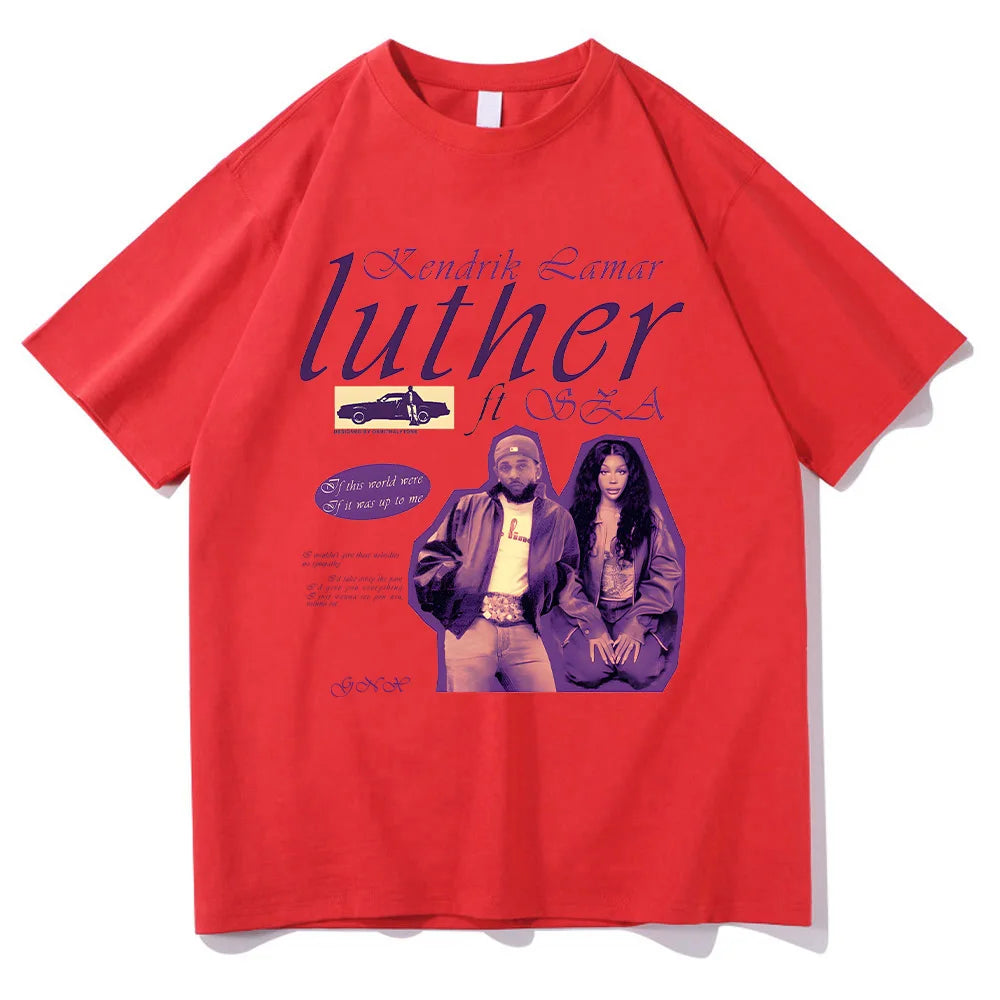 SZA Kendrick Lamar TShirt Luther Album Tees