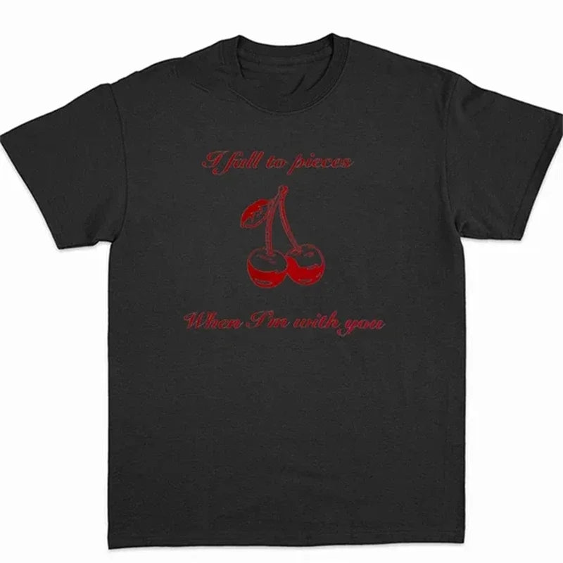 Lana Del Rey Cherry Y2k Vintage T-shirt