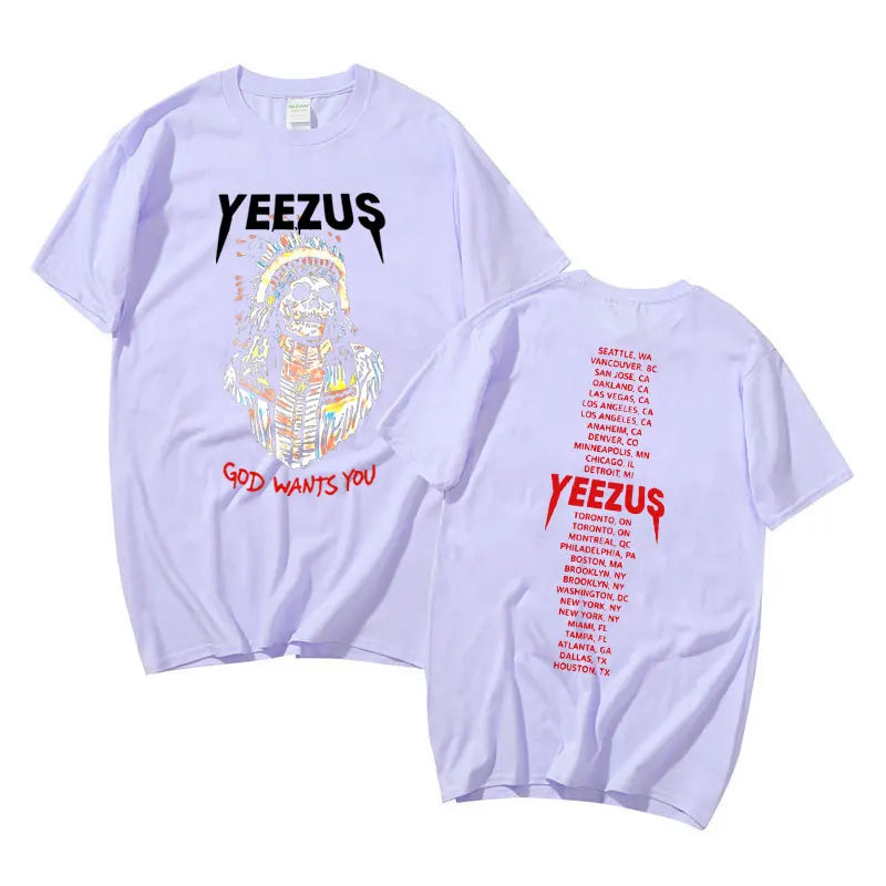 Men Women Hip Hop Vintage T-shirt Oversized