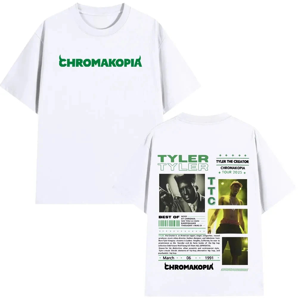 Tyler The Creator Chromakopia World Tour T Shirts