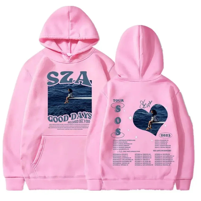 SZA SOS album printed hoodie