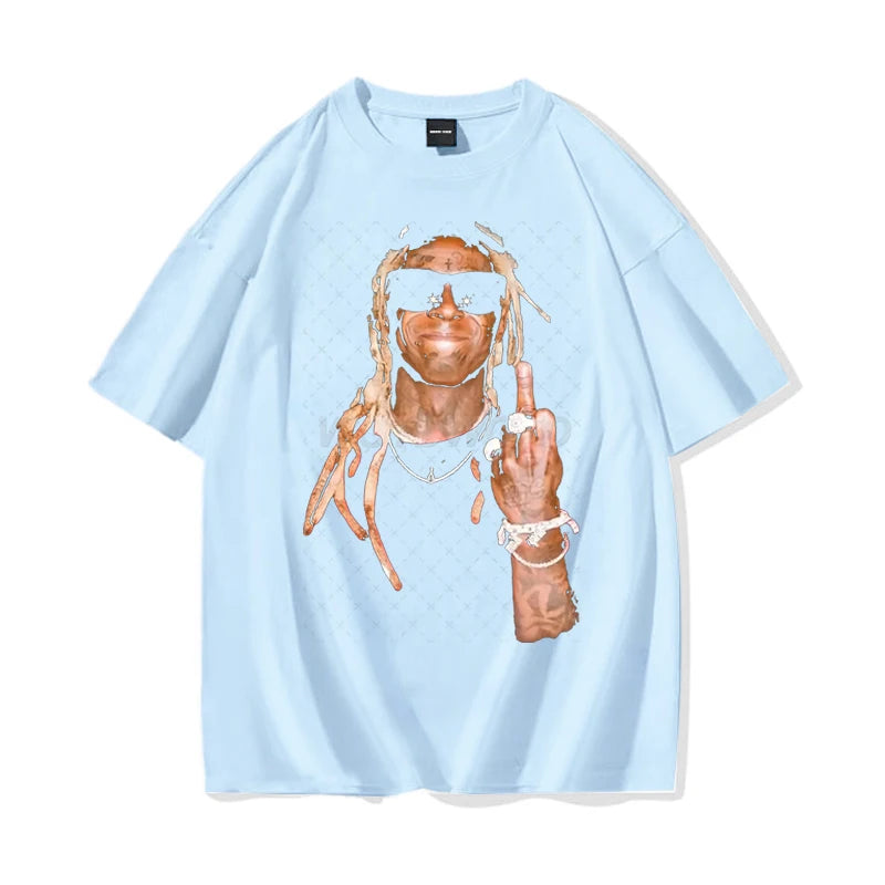 Lil Wayne Graphic T Shirt Printed Vintage Oversized