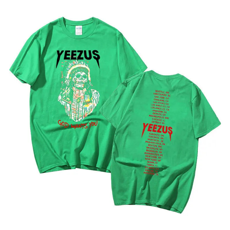 Men Women Hip Hop Vintage T-shirt Oversized
