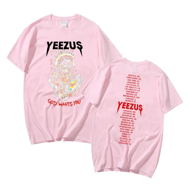 Men Women Hip Hop Vintage T-shirt Oversized