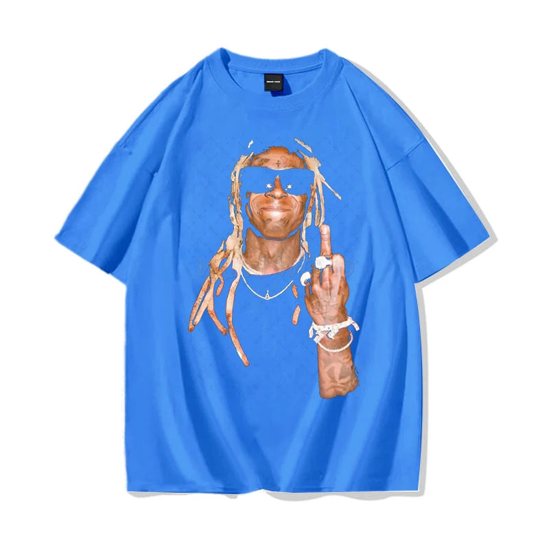 Lil Wayne Graphic T Shirt Printed Vintage Oversized