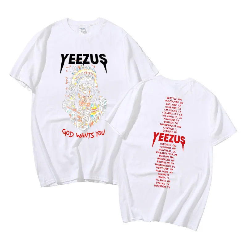 Men Women Hip Hop Vintage T-shirt Oversized