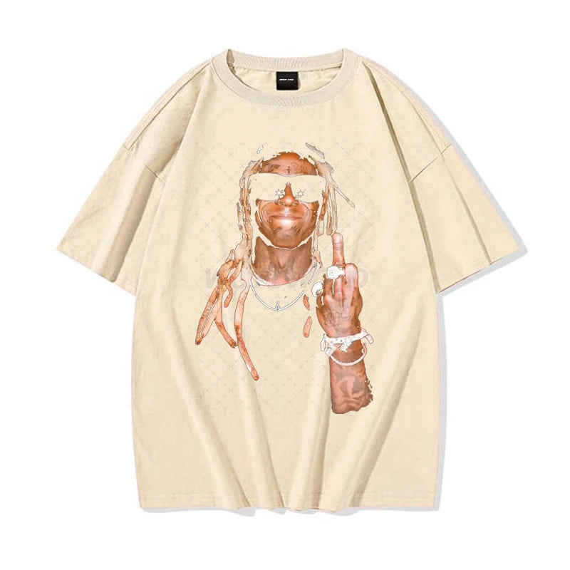 Lil Wayne Graphic T Shirt Printed Vintage Oversized