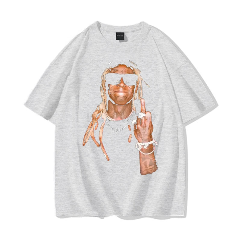 Lil Wayne Graphic T Shirt Printed Vintage Oversized