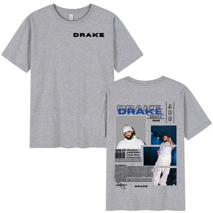 Rapper Drake Tour 2025 Album Graphic T Shirt