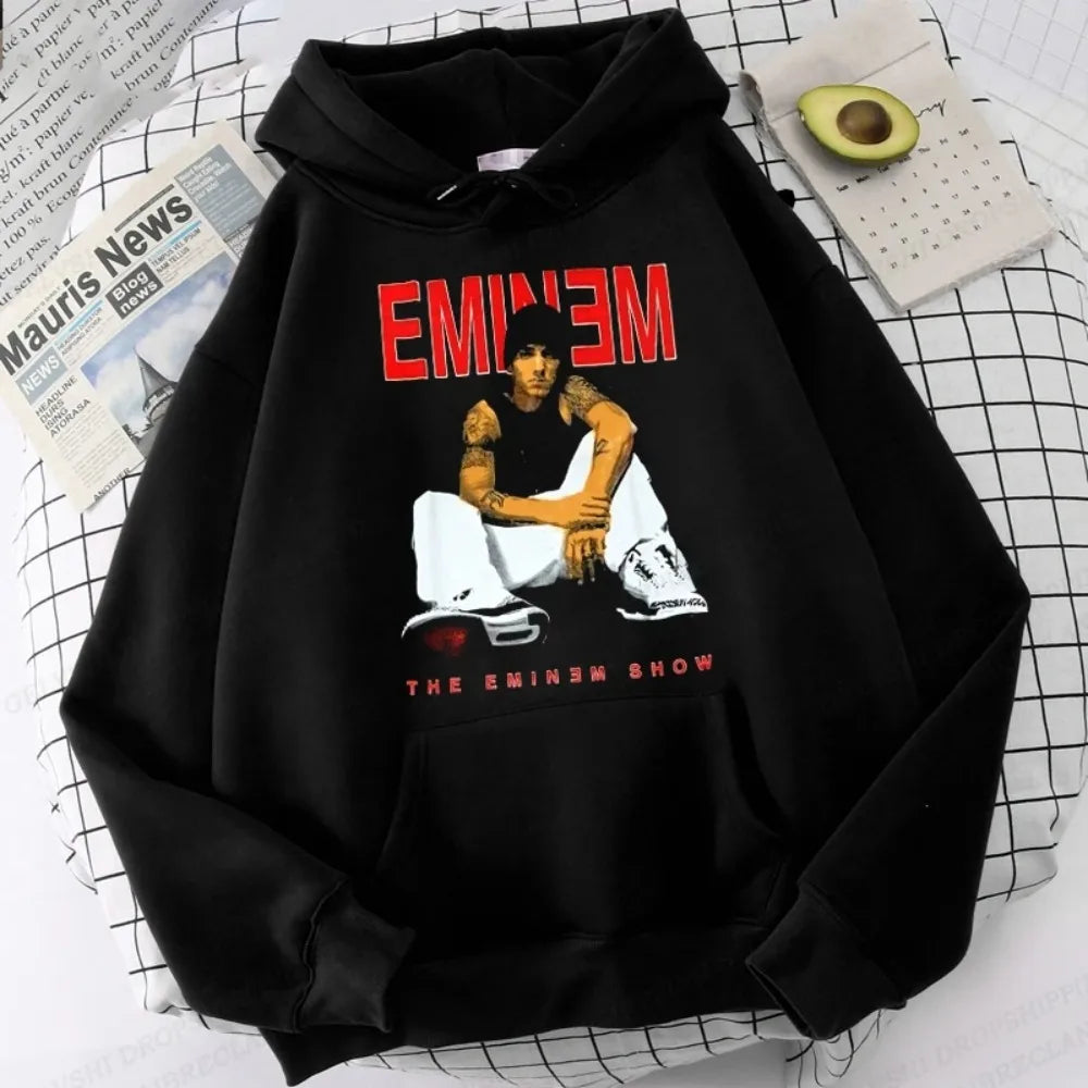 Eminem Print Hoodie Men