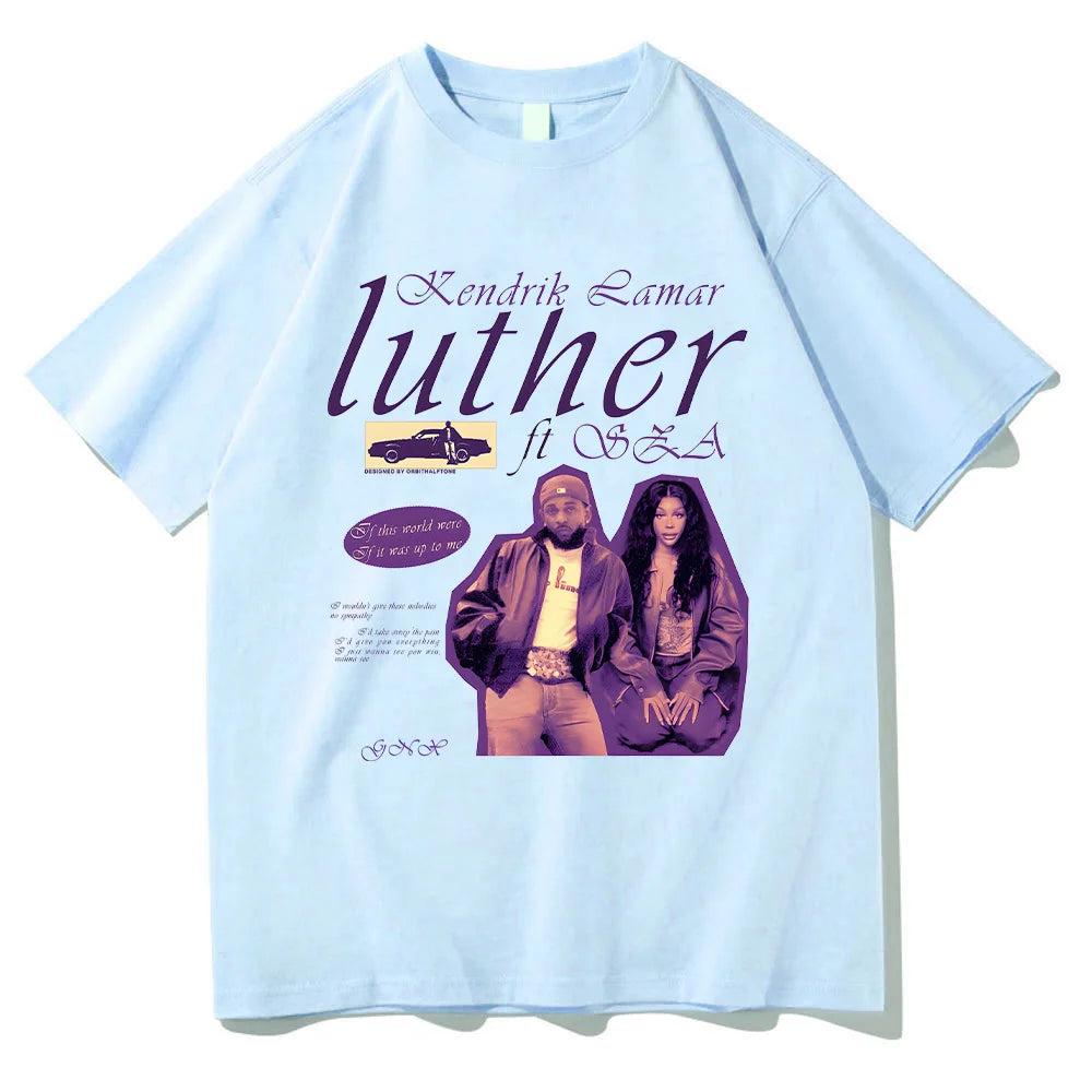 SZA Kendrick Lamar TShirt Luther Album Tees