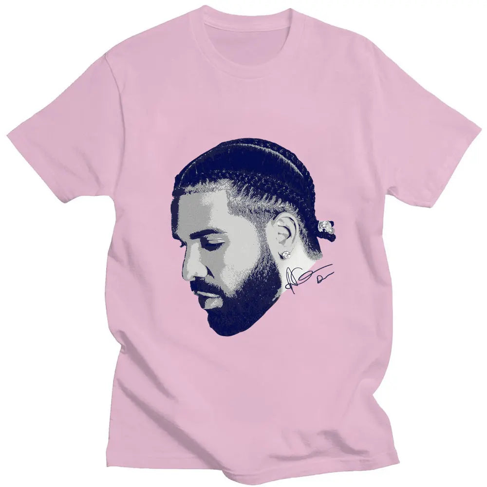 Vintage Rapper Drizzy Drake Print T-shirt