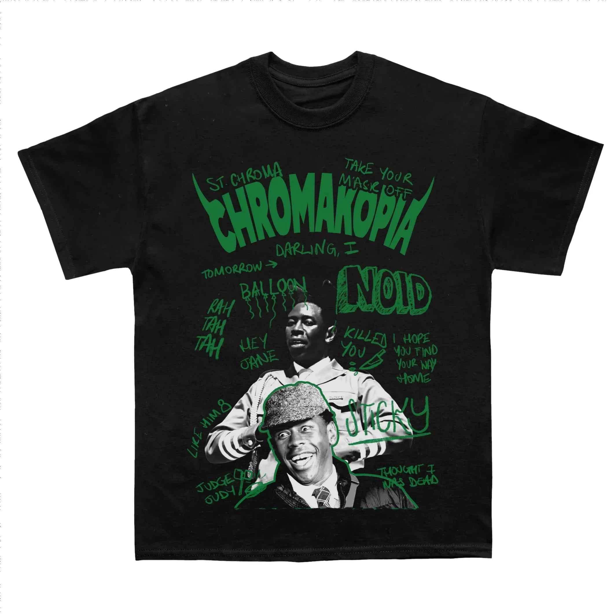 Tyler The Creator Chromakopia Sketchbook T-Shirt