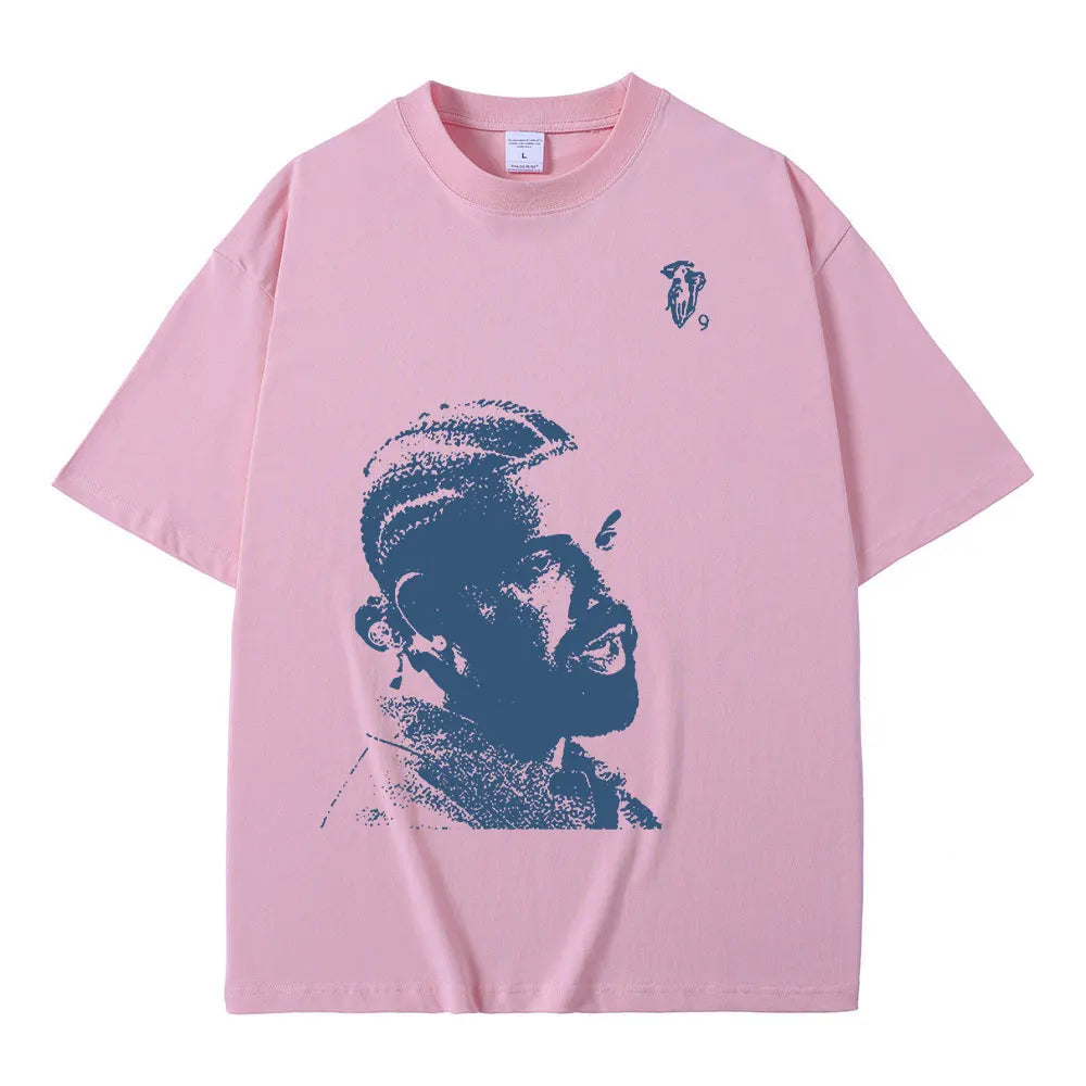 Vintage Rapper Drake Portrait Graphic T Shirt