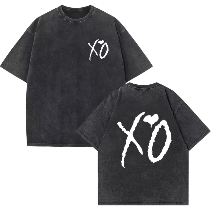 The Weeknd  Washed T-shirt XO
