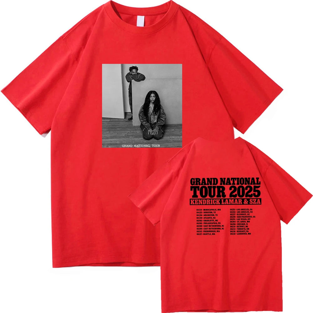 SZA Kendrick Lamar TShirt Grand National Tour 2025