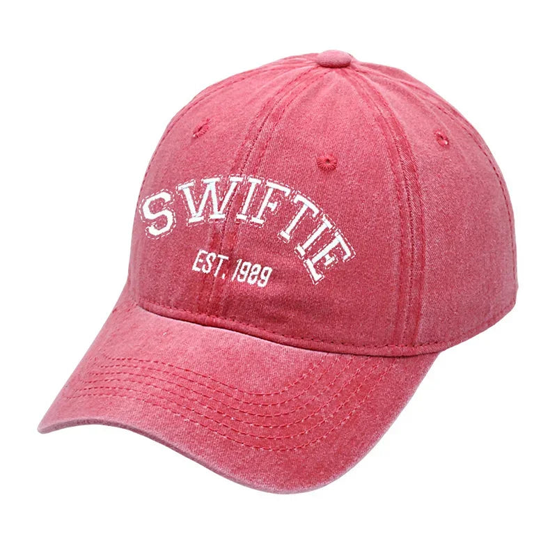 Taylors The Swifts Baseball Caps 1989 Printing Hats Retro Fashion Unisex Truck Driver's Father's Sun Hat