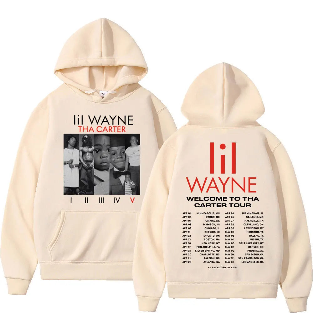 Rapper Lil Wayne Double Sided Print Hoodie