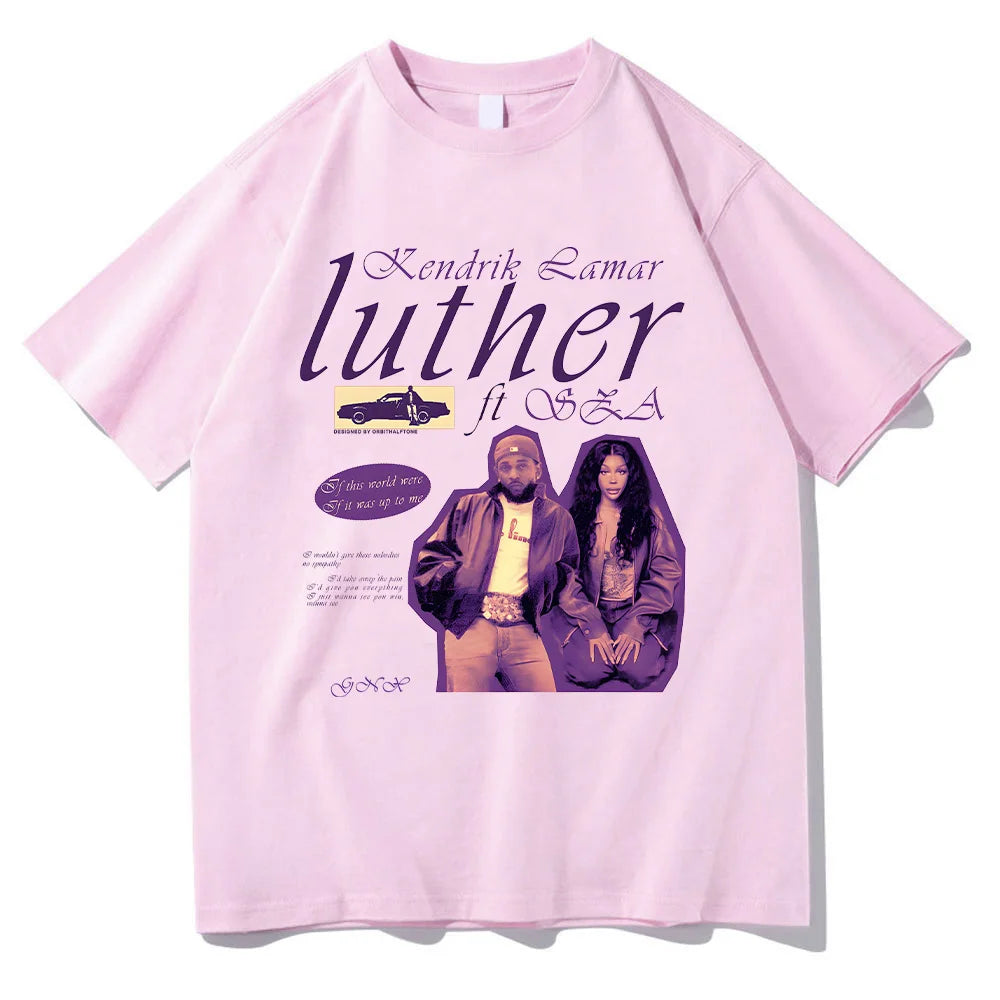 SZA Kendrick Lamar TShirt Luther Album Tees