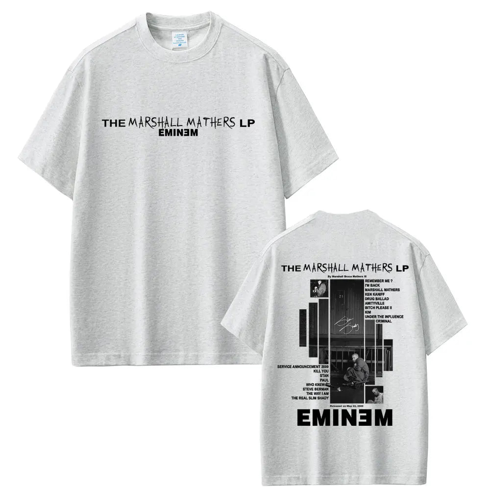 Rapper Eminem 2000 Album Graphic T-shirt