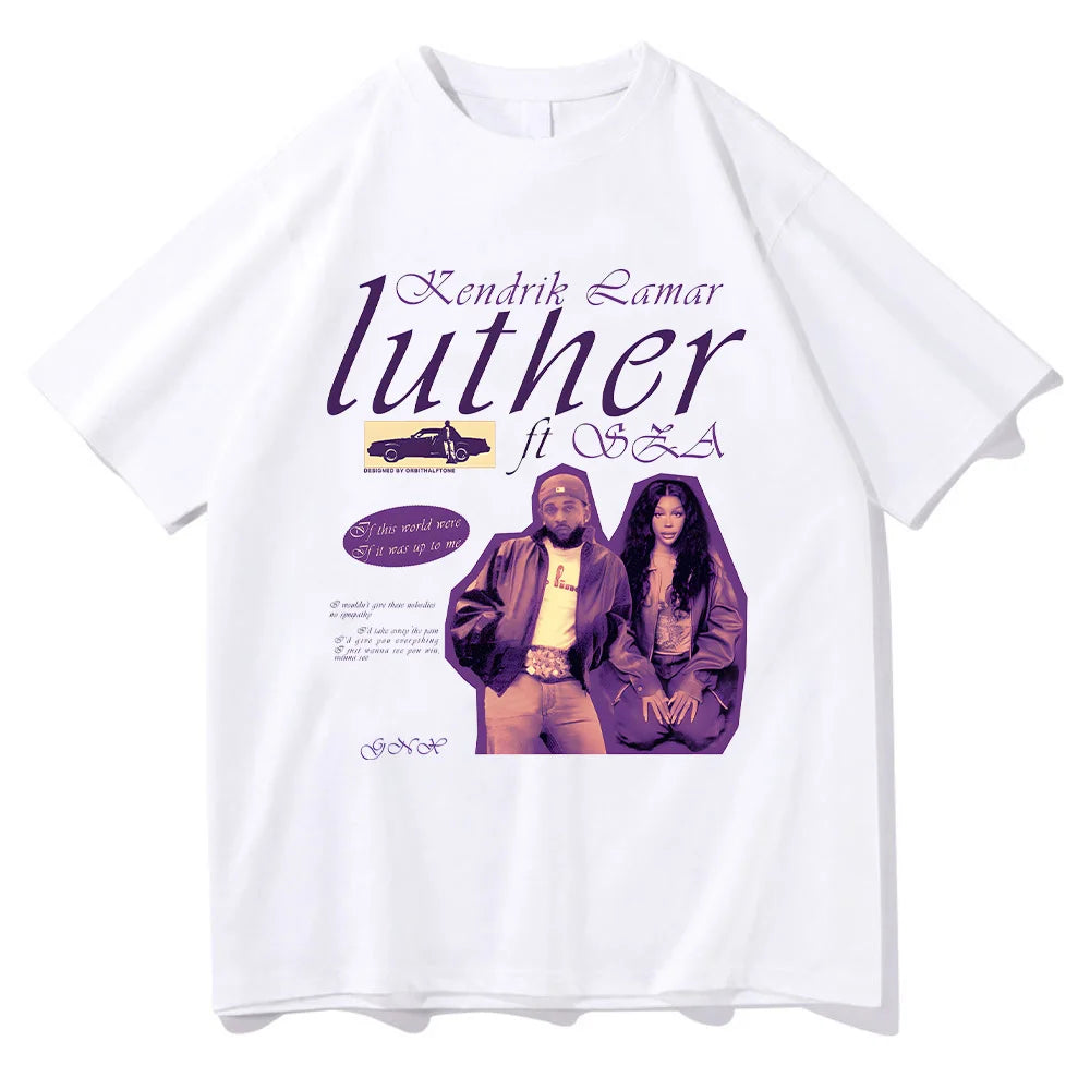 SZA Kendrick Lamar TShirt Luther Album Tees