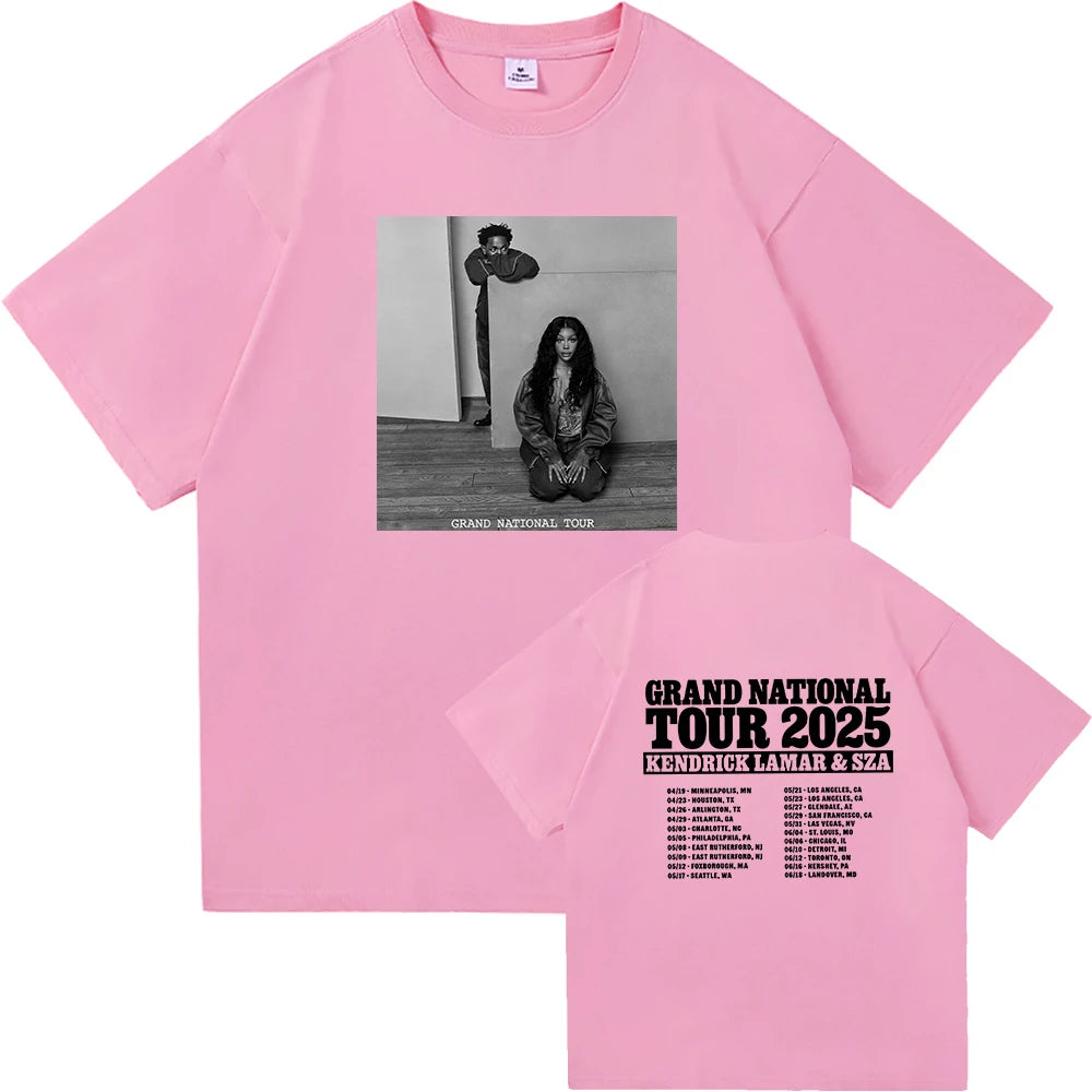 SZA Kendrick Lamar TShirt Grand National Tour 2025