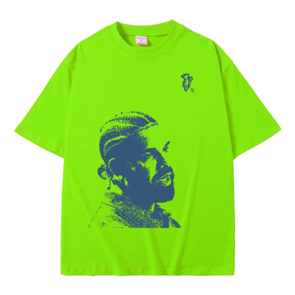 Vintage Rapper Drake Portrait Graphic T Shirt
