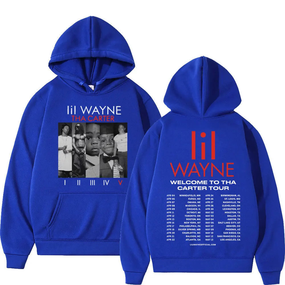 Rapper Lil Wayne Double Sided Print Hoodie