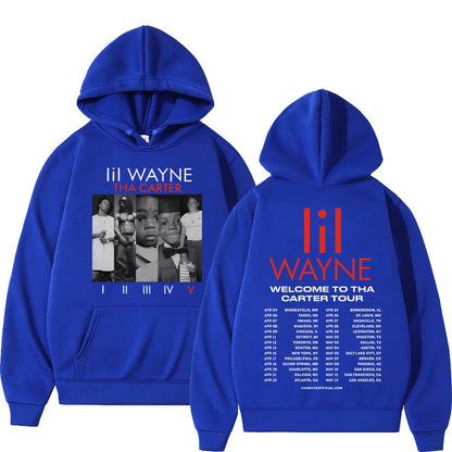 Rapper Lil Wayne Double Sided Print Hoodie