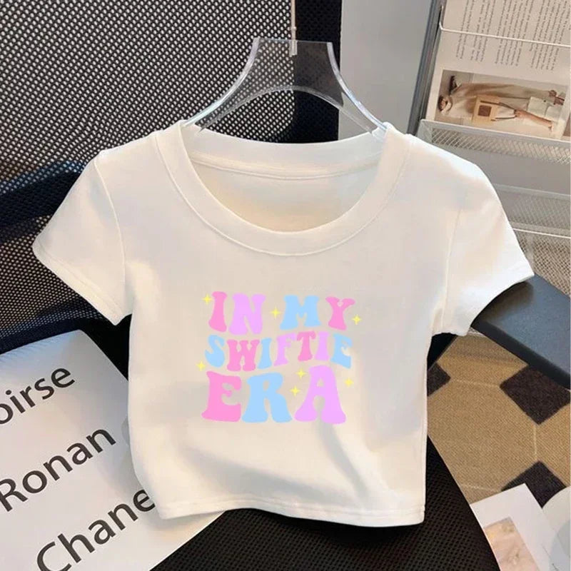 Summer Tour Concert T-Shirts Taylors Cropped Tops Swift Gift for Fan Country Music Sport Shirts Hip-Hop Clothing Album