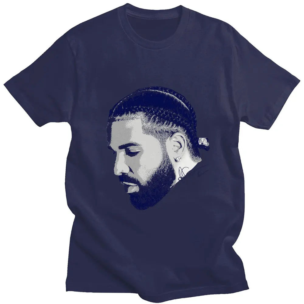 Vintage Rapper Drizzy Drake Print T-shirt