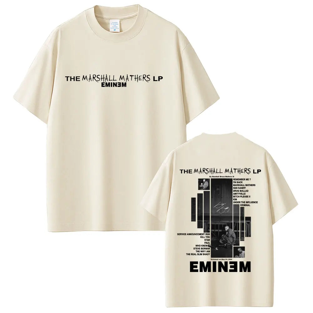 Rapper Eminem 2000 Album Graphic T-shirt