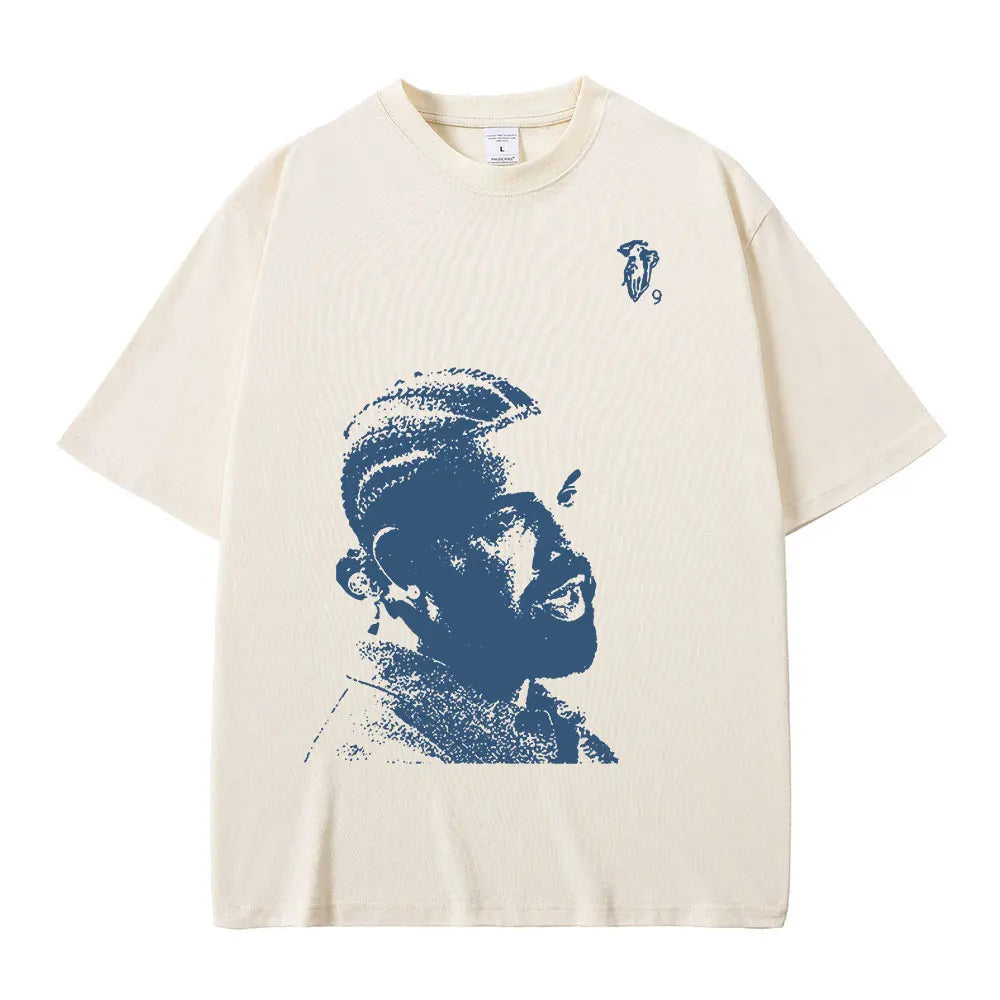 Vintage Rapper Drake Portrait Graphic T Shirt
