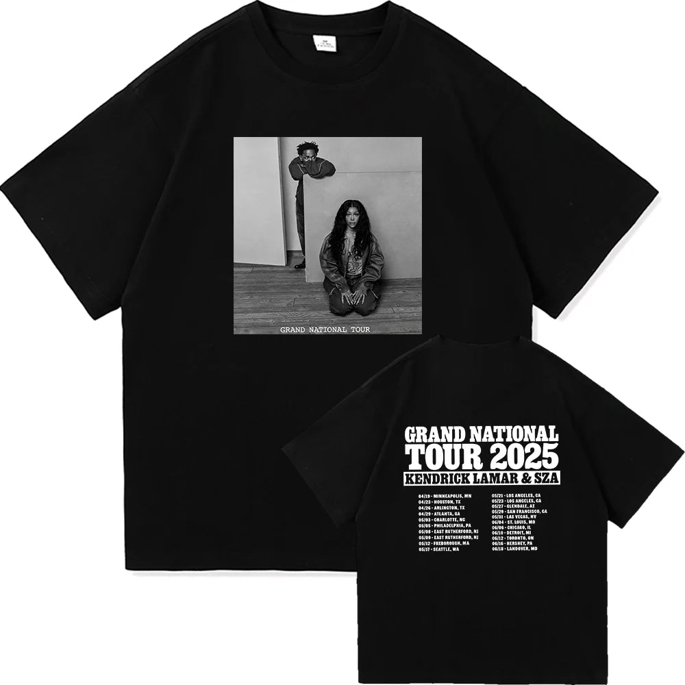 SZA Kendrick Lamar TShirt Grand National Tour 2025