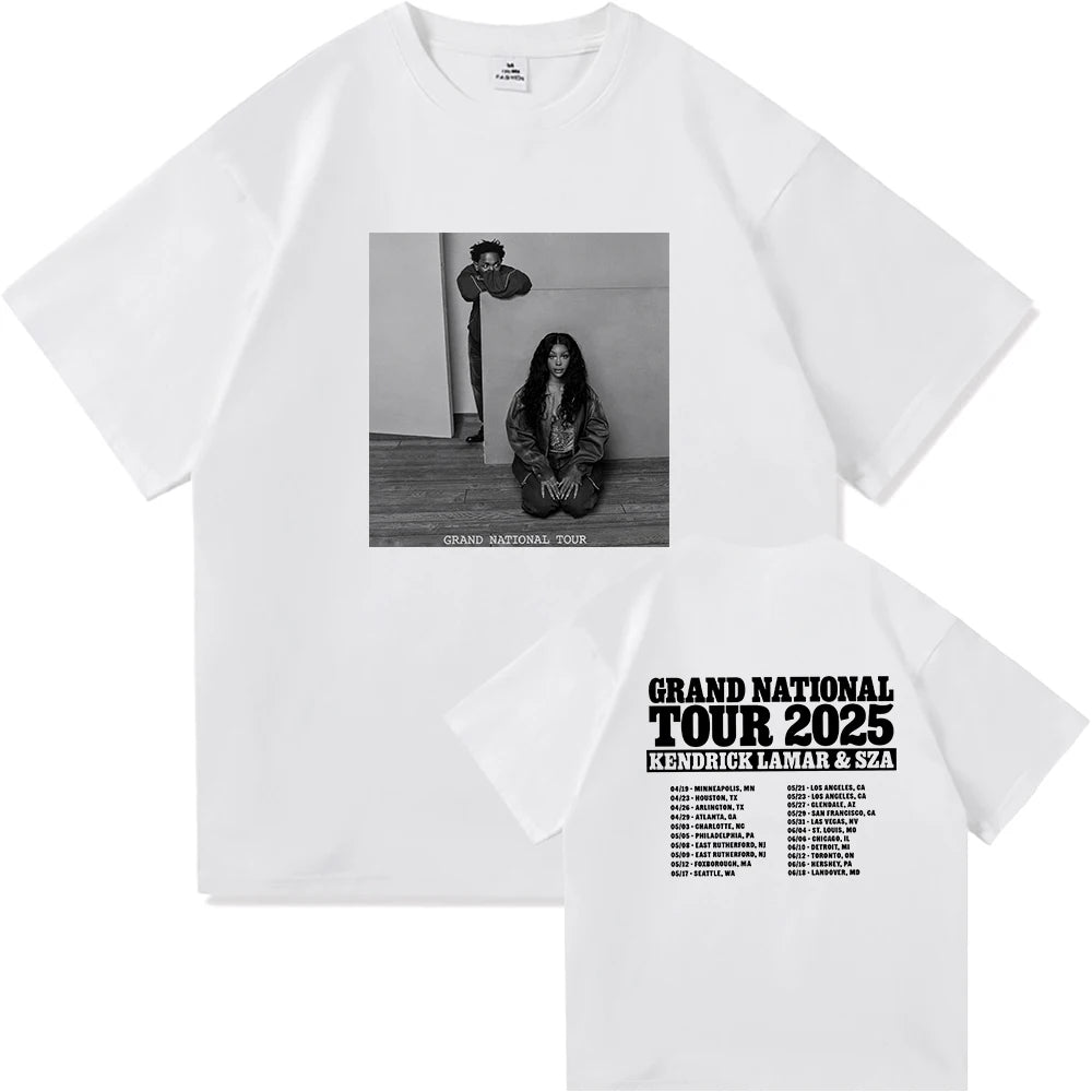SZA Kendrick Lamar TShirt Grand National Tour 2025